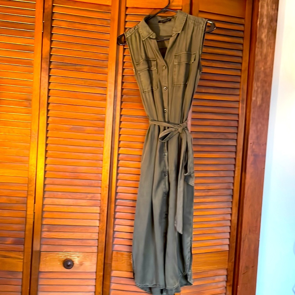 Army green dress